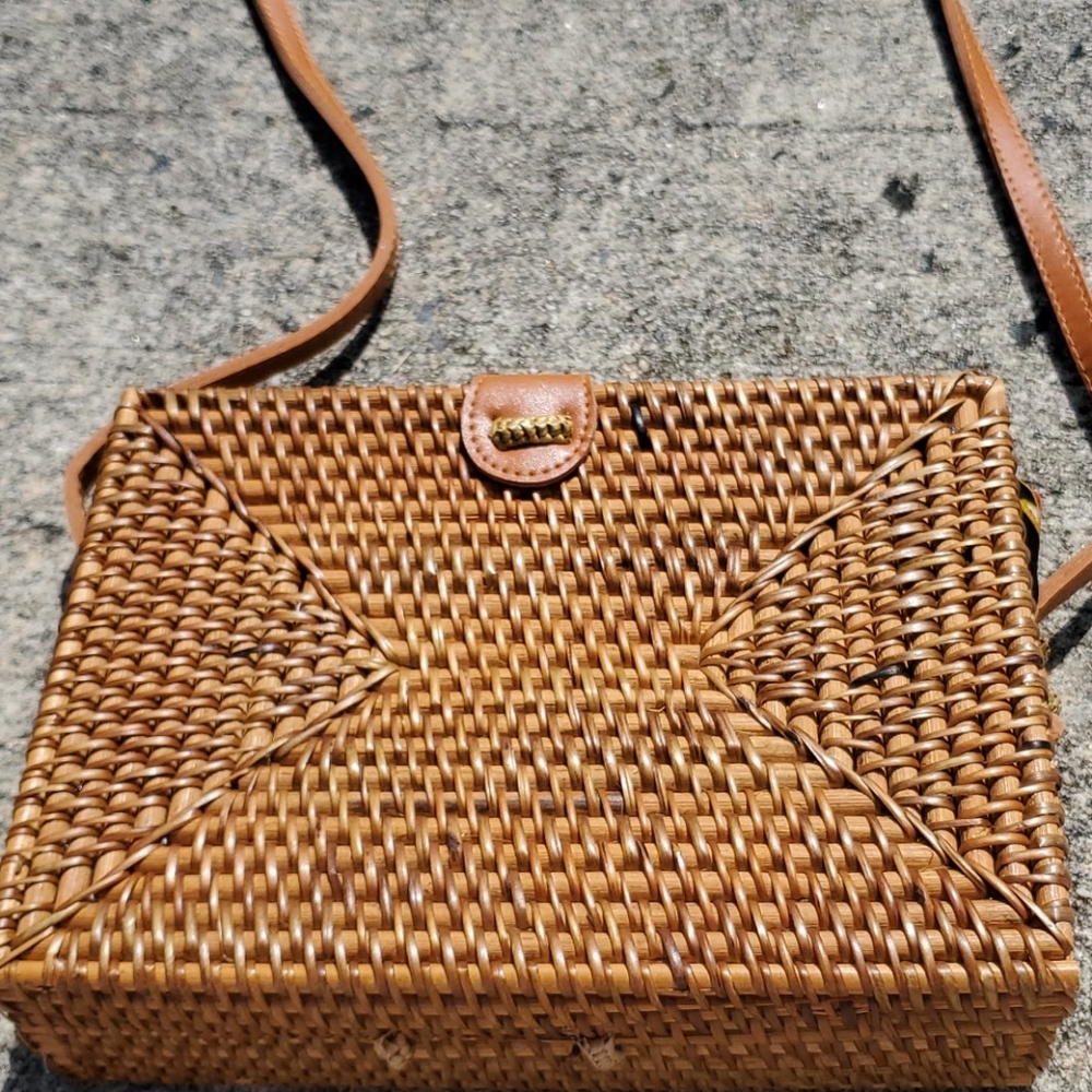 Handmade Hp March 5 Duo rattan bag gorgeous host pick March 5 rattan bag π - Picture 2 of 8